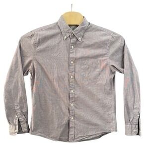 J Crew Secret Wash Button Down Shirt Men's Size L 100s 2 Ply Yarns